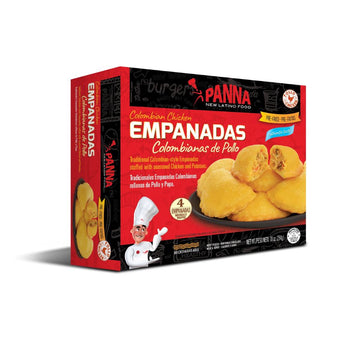 Panna Empanada Colombiana de Pollo or Colombian Chicken Empanada (4 units)