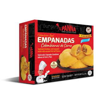 Panna Empanada Colombiana de Carne Molida or Colombian Beef Empanada (4 units)