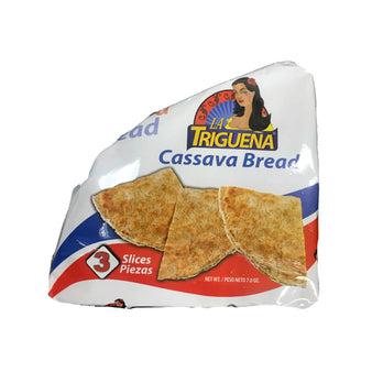 La Trigueña Casabe or Cassava Bread, Gluten-free, 200 g 7 oz (3 slices per package)