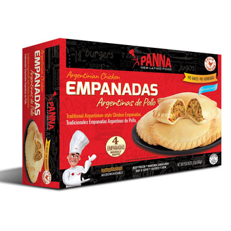 Panna Empanada Argentina de Pollo or Argentinian Chicken Empanada (4 units)