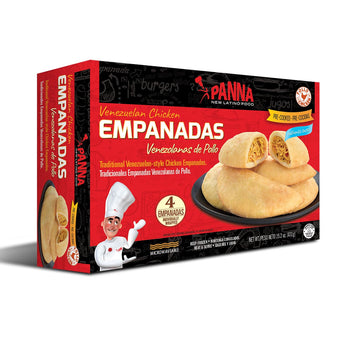 Panna Empanada Venezolana de Pollo or Venezuelan Chicken Empanada (4 units)