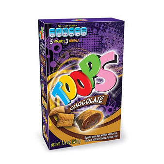 Alfonso Rivas Toops, Flips Cereal con Chocolate o Dulce de Leche, 220 g 7.8 oz