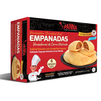 Panna Empanada Venezolana de Carne Molida or Venezuelan Beef Empanada (4 units)