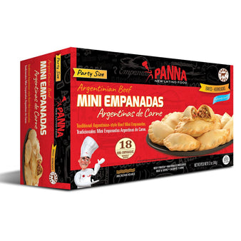 Panna Mini Empanada Argentina de Carne or Argentinian Beef Mini Empanada (18 units)