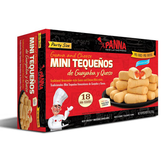 Panna Tequeños de Guayaba y Queso or Guava and Cheese Stick, Pre-cooked, Ready-to-Bake (18 units)