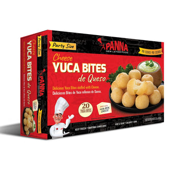 Panna Yucas Rellenas de Queso or Yuca Bite filled with Cheese (Cheese Cassava Bites) (20 units)