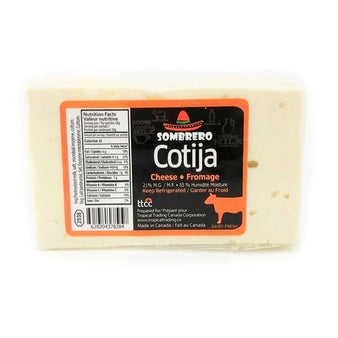 Sombrero Queso Cotija, Cotija Cheese 100% Natural, 290 g