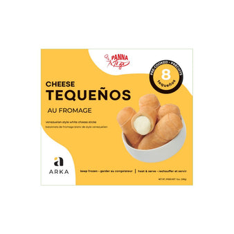 Panna Tequeños de Queso or Venezuelan Cheese Sticks, Pre-cooked, Ready-to-Bake (8 / 18 / 100 units)
